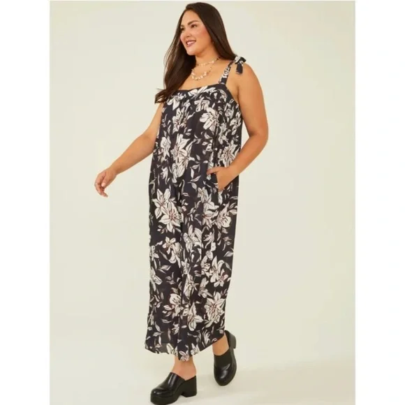 ARULA Floral Wide Leg Jumpsuit - Picture 5 of 11